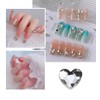 YFFSFDC Nail Parts, Rhinestones, Nail Art Parts, 3D, Large Capacity