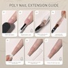 GAOY Watery Crystal Poly Gel for Nail Extensions, 30g Nail
