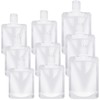 HAIKING Travel Bottles Cosmetic Packaging Bags, 9 Pcs Refillable Travel