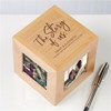 Personalization Universe The Story of Us Engraved Wood Cube