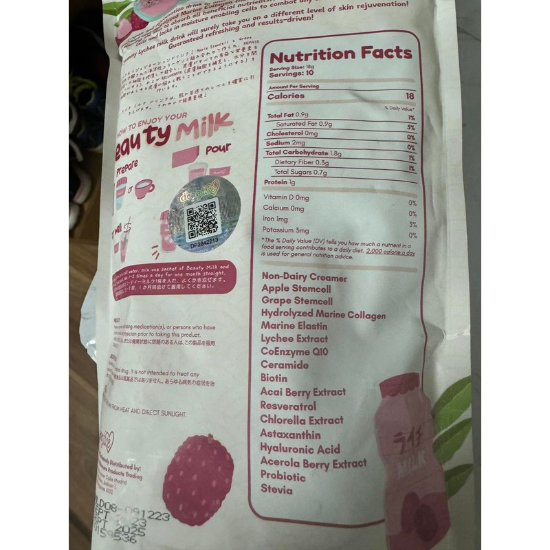 Dear Face Beauty Milk Premium Japanese Lychee