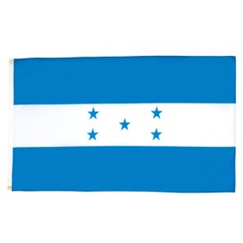 AZ FLAG Honduras Flag - 3x5 Ft - Light Polyester Honduran Banner with Two Brass Eyelets - Fade Resistant - Vivid Colors - 3' x 5' Feet - 150x90 Cm