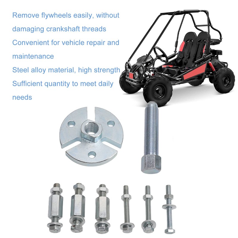 Flywheel Puller Tool, 8PCS ATV Flywheel Puller Flywheel Remover Kit
