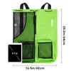 WANDF Swim Bag Mesh Drawstring Backpack with Wet Pocket Beach