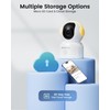 AKINGUAR 2K Indoor Surveillance Camera, WiFi Camera Surveillance 3MP FHD
