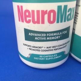 NeuroMax Advanced Formula For Active Memory 60 Capsules (Lot of 2)