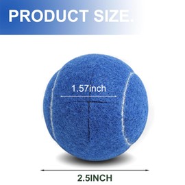 ANCKNE Walker Tennis Balls Precut Tennis Balls for Walkers 4PCS Walkers Legs Universal Precut Glide Balls, Heavy Duty Long Lasting Felt Pad Glide Coverings (Dark Blue)