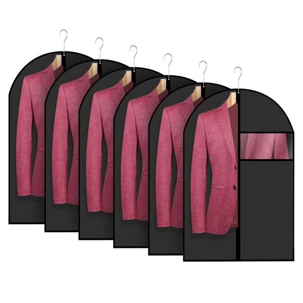 6 PCS Garment Covers, 60 x 100cm Dust-proof Clothes Covers,