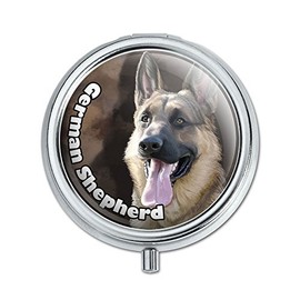 German Shepherd Dog Pet Pill Case Trinket Gift Box