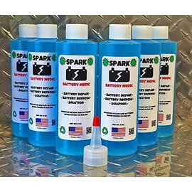 Golf CART Battery Restore Liquid Solution-Refurbish, Repair 6,8 Volt EZGO, Club