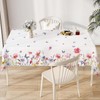 DISENB Spring Flowers Tablecloth 60x84 Inch