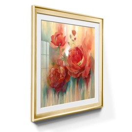 Renditions Gallery Arbor Red III Premium Framed Print, Ready to Hang, Made in America Print - Gold Frame
