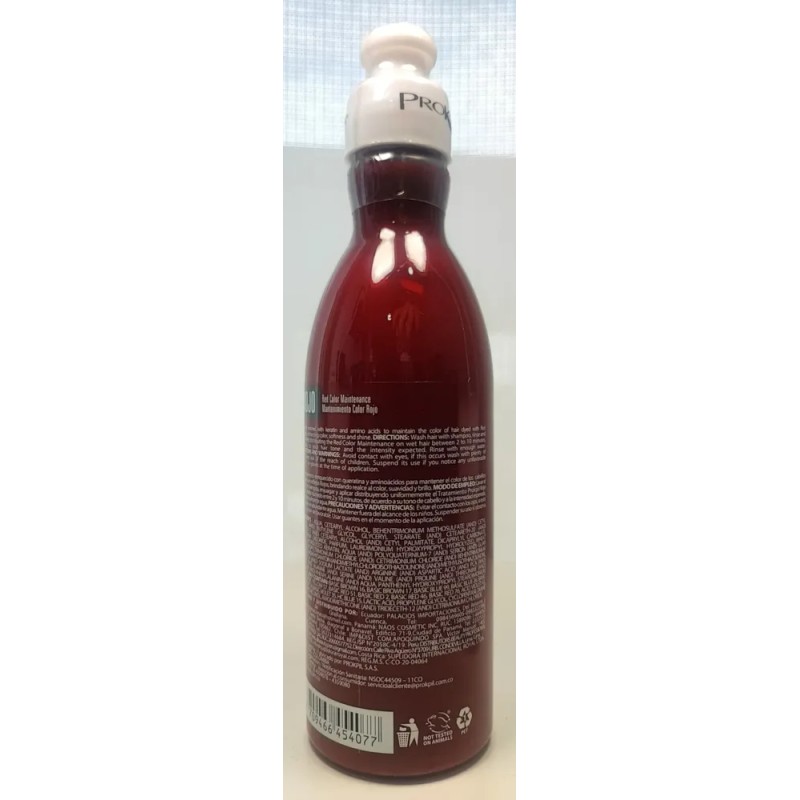 Mascarilla De Tratamiento Capilar Prokpil Red Maintenance 30