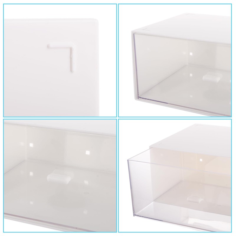 ASelected Desktop Drawer Organizer, Stackable Storage Drawers, Desk Storages Box,
