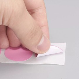 American Online Products Pink Blank Sticker Labels 500 each per roll Great for Orders Crafts work & Fun