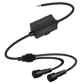 XRIDONSEN Hardwired Control Box for 2PCS 60 inch Running Board Strobe Lights Strip