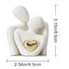 Mini Couple Statue Home Decor Knick Knacks Couples Love Office