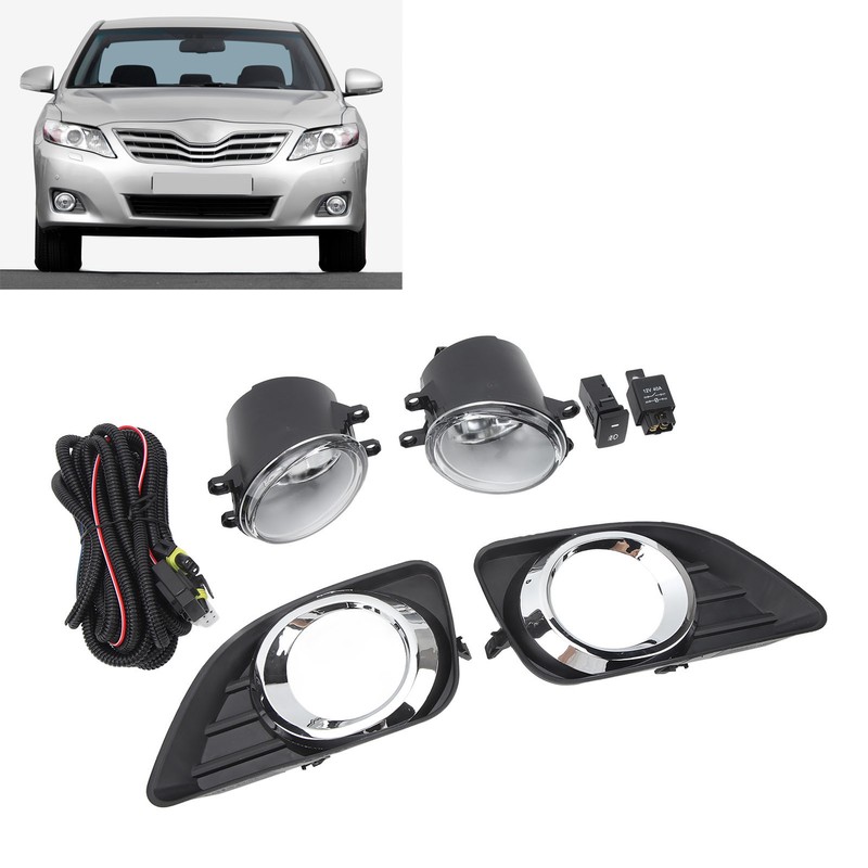 2 Pcs Fog Light Trim Set 52040 06090 Driving Front