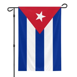 Cuba Garden Flag, 12x18 Inch Double-Sided, Vivid Color Cuban National Garden Flags, for Indoor Outdoor Party Home Lawn Decor