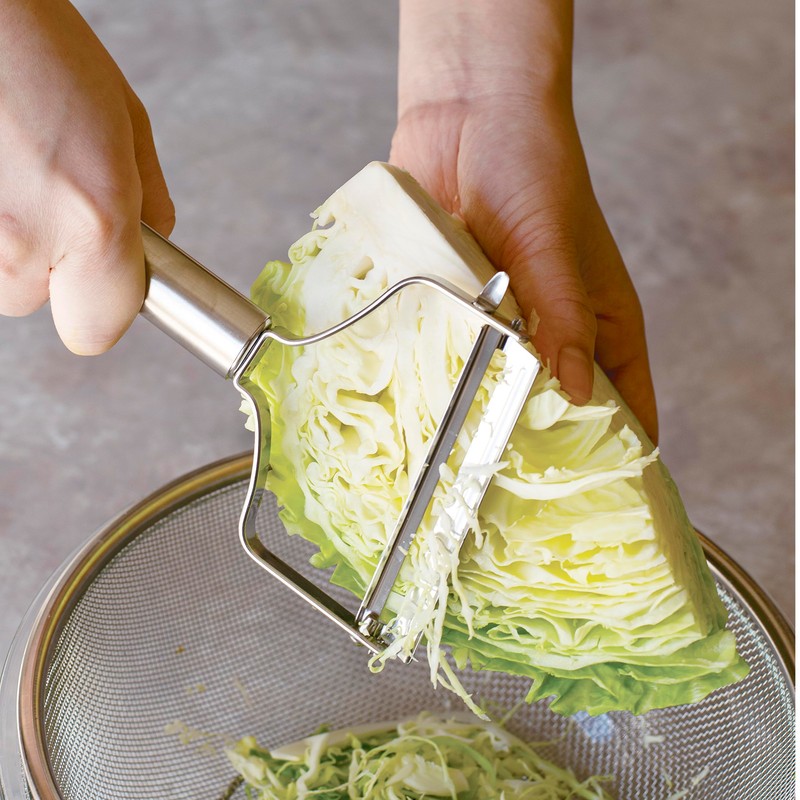 Kai Corporation KAI KITCHEN Cabbage Slicer, Easy to Use, Stainless