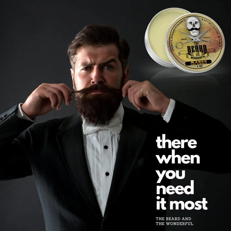Cera Para Bigote Y Barba De 30 Ml, Cuidado Del