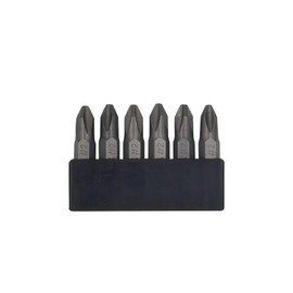 6Pcs 35mm JIS Screwdriver Bit Set with Magnetic Tip, 1/4 Hex Shank, S2 Alloy Steel & 6-Slot Storage Strip – Perfect for Japanese Motorcycles, Cars, Bicycles, and Equipment (JIS #2x6)