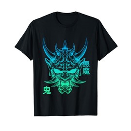 Hannya Oni Mask/ Japan Anime, Demon Warrior Mask, T-Shirt