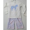 Carter's Zebra 2 Piece Sleepwear Set Size 4 T NWT