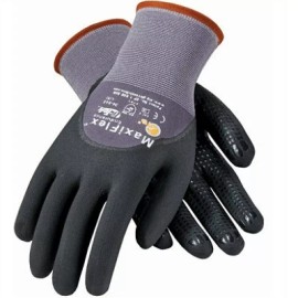 PIP 3- PIP 34-845 MaxiFlex Coated Dotted Palms Nitrile Grip PROTECTIVE WORK GLOVES - XLarge