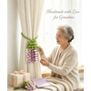 Hand Crochet Cotton Curtain Tiebacks, 2 Pack (Purple)