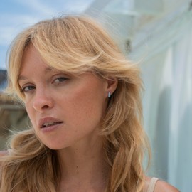 Made by Nami Stainless Steel Square Earrings Gold with Blue Front Summer Jewellery Women Waterproof, Stainless Steel