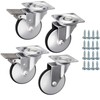 SOTECH Lindau Furniture Castors Diameter 50 mm Silver Grey/Black 2