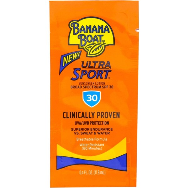 Banana Boat Ultra Sport Sunscreen Lotion Packets, Broad Spectrum SPF