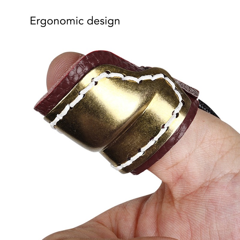 Archery Leather Finger Guard Comfortable Regulating Ergonomic Simple Use Archery
