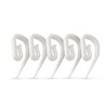 Realm White Plastic Curtain Hooks – Durable Drapery Hooks for