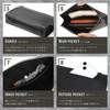 PHLOX Clutch Bag, Men's, Wedding, Genuine Leather, Brand, Small, Ceremonial