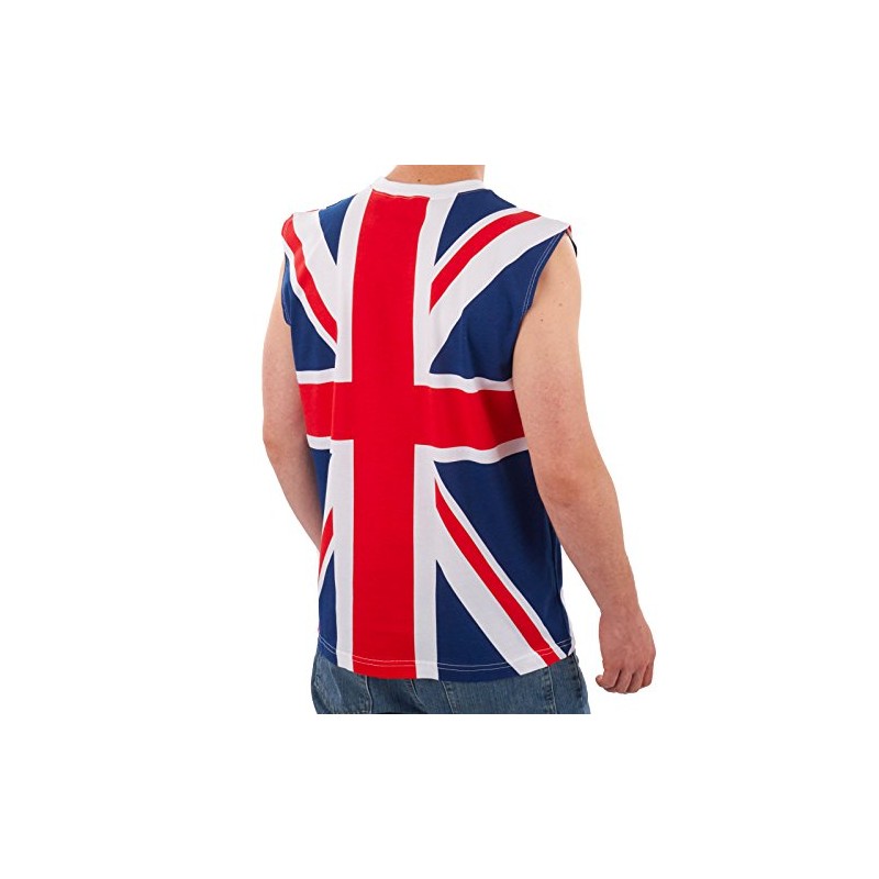 Largemouth Men's British Flag Tank Multicolor (Small)