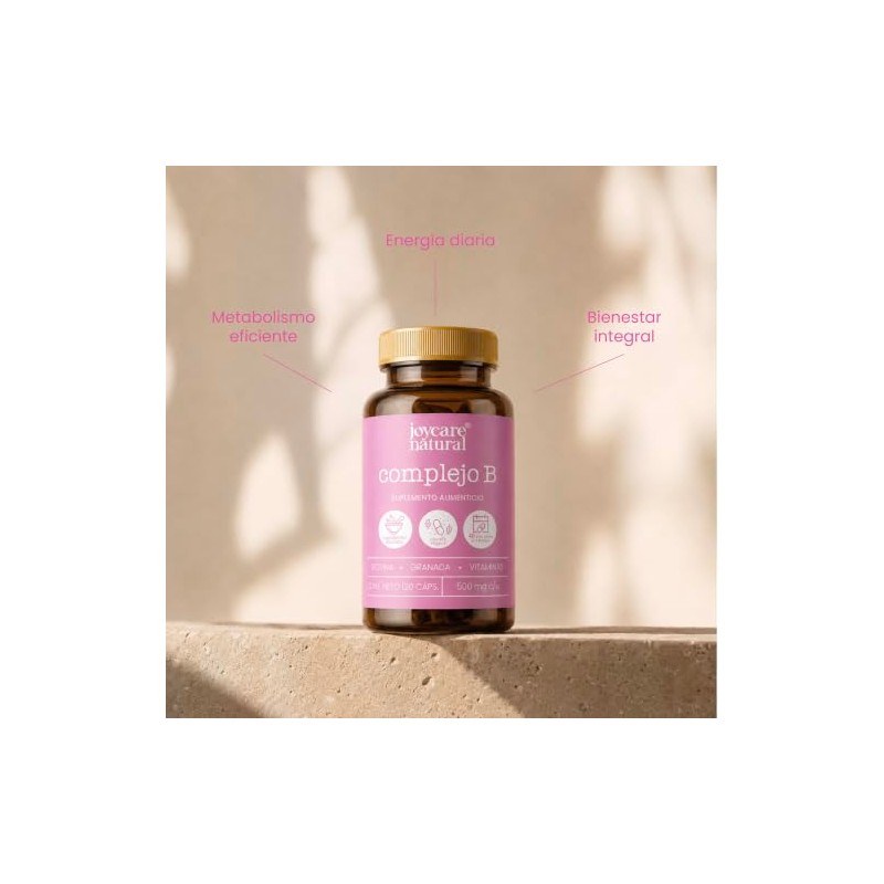 JOYCARE NATURAL Pack de 5 Complejo B Suplemento Alimenticio Biotina