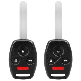 NPAUTO Key Fob Replacement Fits for Honda Civic EX Si Hybrid 2006 2007 2008 2009 2010 2011 2012 2013, Keyless Entry Remote Control Car Key Fobs, (N5F-S0084A, 35111-SVA-306, 4-Buttons, Pack of 2)