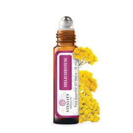 Vitality Extracts Helichrysum Essential Oil - 10ml Roll-On, Helichrysum Gymnocephalum, Coconut Oil, Skin Care, Happy, Stress Relief, Aches Relief