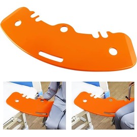 Slide Transfer Board, Sliding Boards Transfer to Wheelchairs, Seniors & Patient from Bed to Chair, Car, Non-Slip Hangable Sliding Boards Hold up to 450 lbs(Orange)