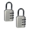 Padlock Dial 3 Digit Dial Lock Small Auxiliary Lock Anti-Theft