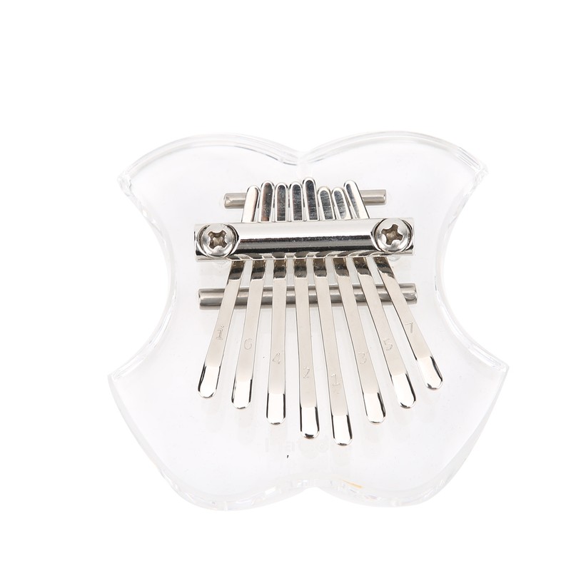 Thumb Piano Crystal Mini Portable Fruit Mbira Music Instrument for