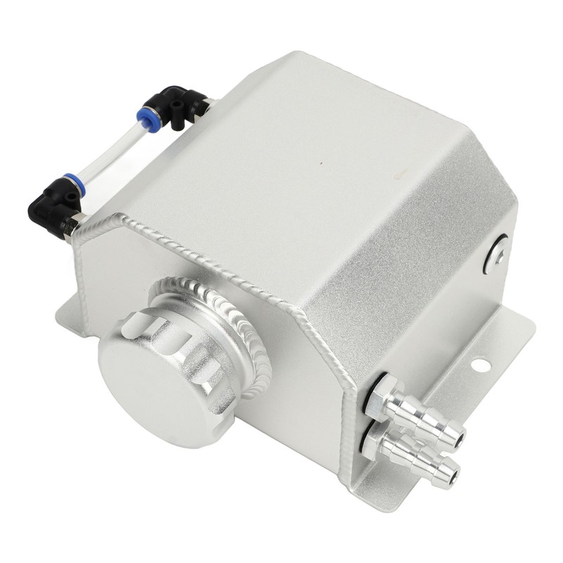 Universal Engine Coolant Expansion Tank 1L Aluminum Alloy Overflow Reservoir
