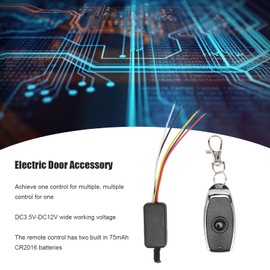 Relay Remote Switch, DC3.5V-DC12V 433MHz Radio RF Transmitter Receiver Module Switch for Electric Door Windows, Hoists etc