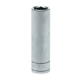 Teng Tools 17MM 3/8 Inch Drive 6 Point Metric Deep Chrome Vanadium Socket | Mechanic Tool | Hand Tool - M380617-C