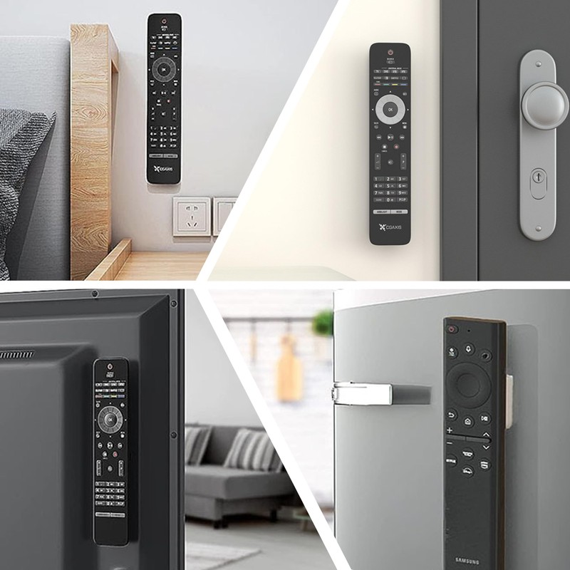 HXSYKJDM Pack of 4 Magnetic Remote Control Holders, Strong Magnetic