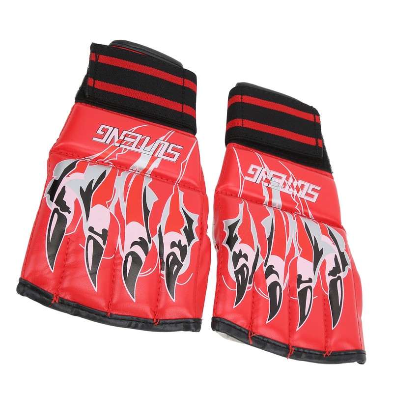 Pair Fight Gloves HalfFinger SweatProof with High Elastic Band for