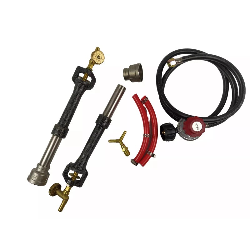 LSMIITTH Propane Forge Gas Burner Casting Blacksmith Knife Making Raku