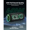 RIENOK Bluetooth Speaker 40W 5200mAh Wireless Portable Waterproof Speaker with
